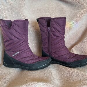 Columbia Women's Dark Purple Winter Boots